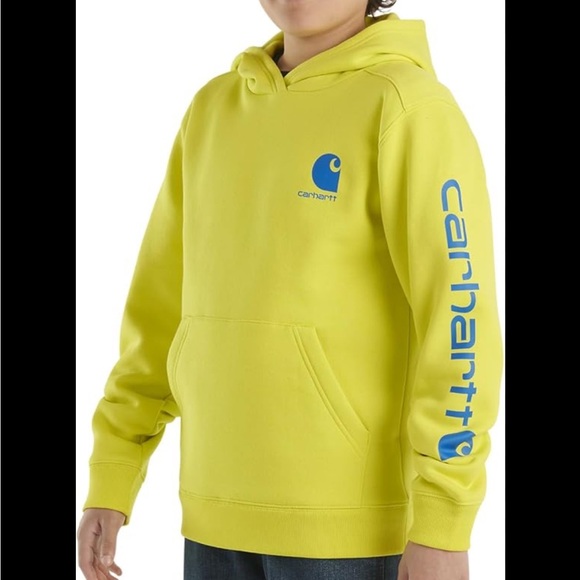 Carhartt fleece lined hoodie boys size 8/10‎ (S) - Picture 1 of 7